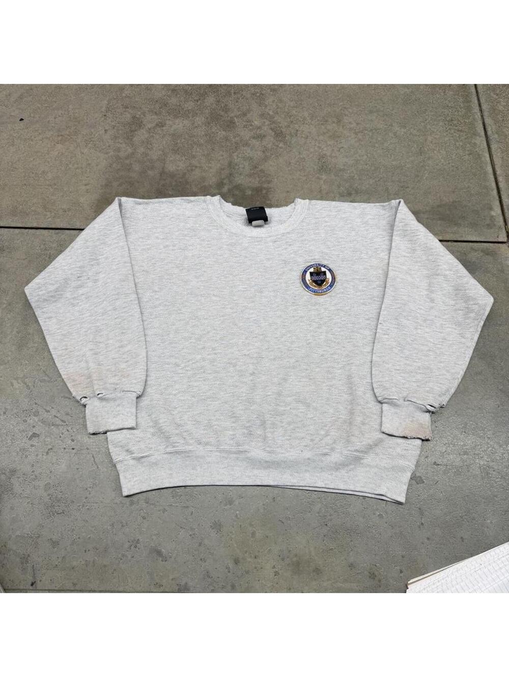 vintage university of pittsburgh made in usa collegiate crewneck size large
